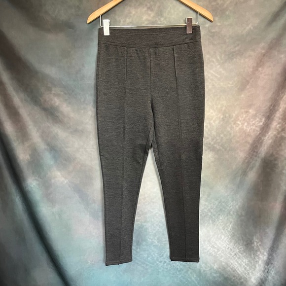Lou & Grey Pants - Lou & Grey Dark Gray Soft Ponte Knit High Rise Leggings Pants Womens‎ Medium
